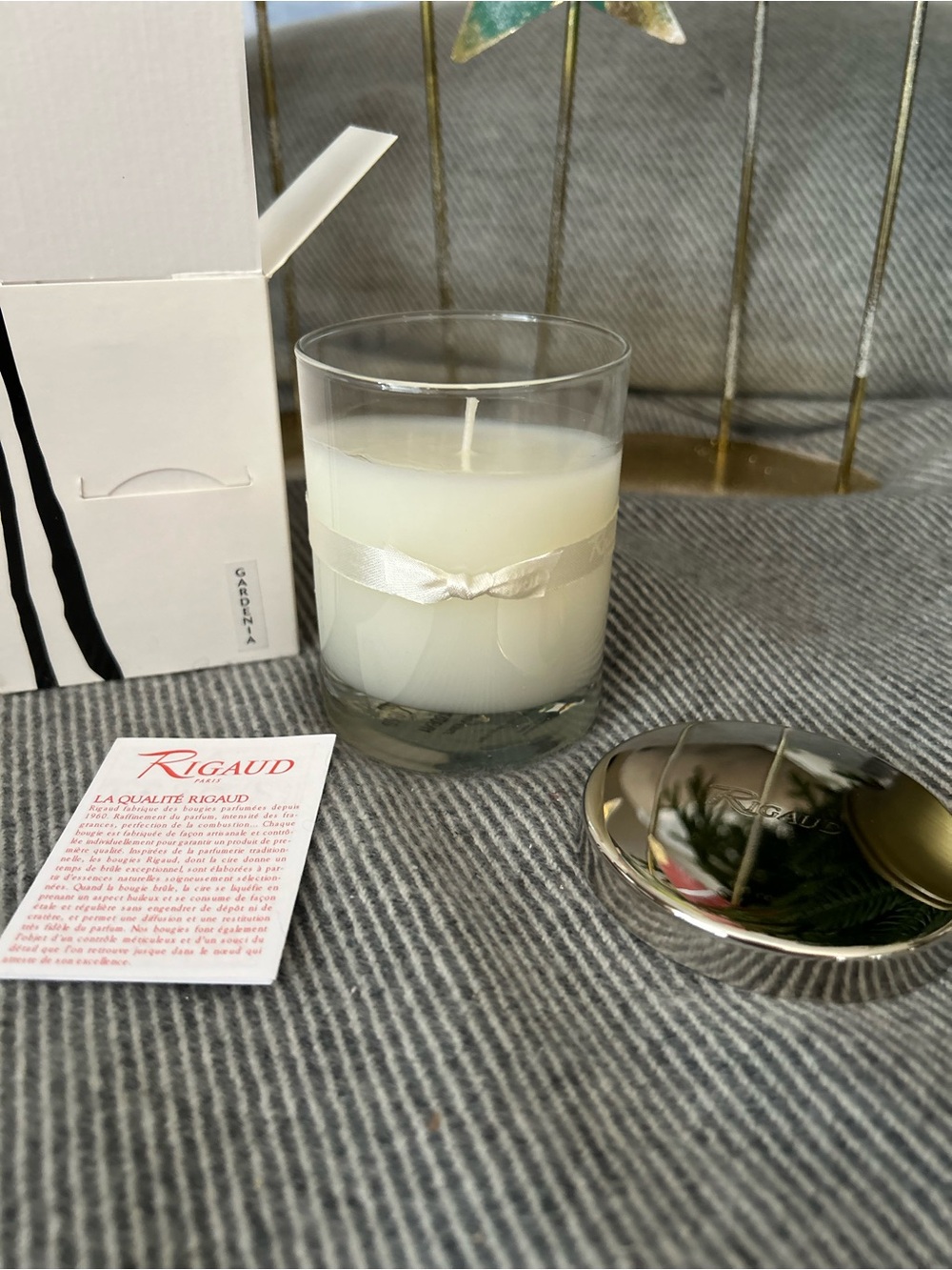 Rigaud Paris Gardenia Scented Candle